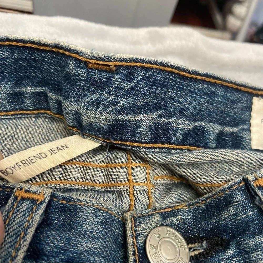 rag & bone/JEAN Boyfriend Buckley Ripped-Knee Jeans 28848 - Picture 5 of 13